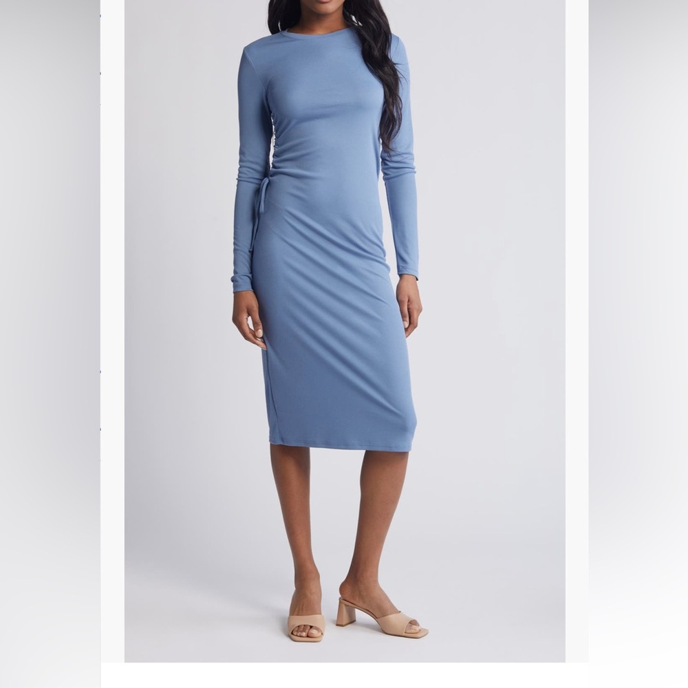 Vero Moda Cornflower blue ribbed modest dress
Never worn-from a nonsmoking home